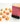Chessex Dice: Special 12mm D6 (36) - Festive: Sunburst/Red 