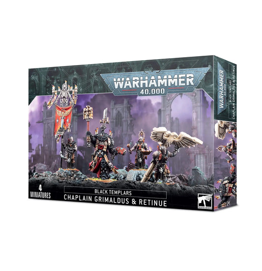 Black Templars Chaplain Grimaldus & Retinue 