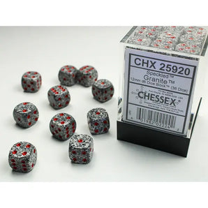 Chessex Dice: Speckled 12mm D6 (36) - Granite 