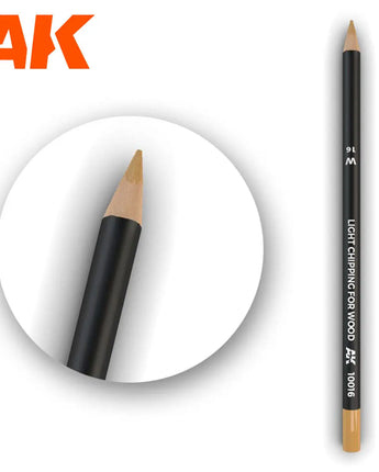 Weathering Pencils: Light Chipping for Wood 