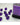 Chessex Dice: Translucent 12mm D6 (36) - Purple/White 