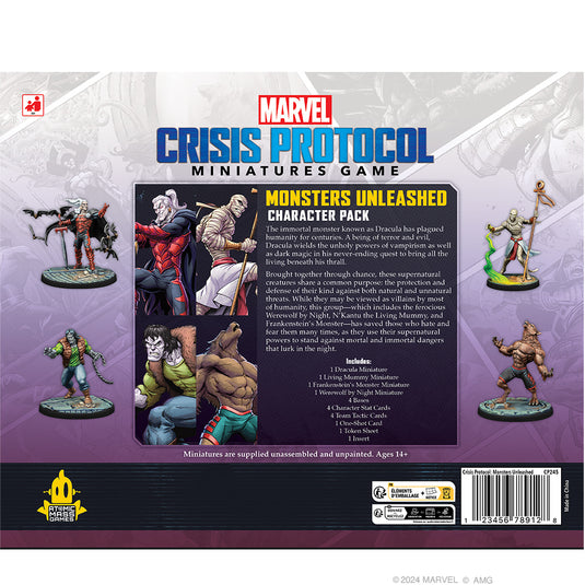 Crisis Protocol Monsters Unleashed Character Pack