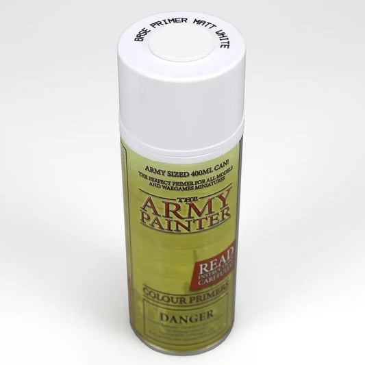 ARMY PAINTER Base Primer: Matte White Undercoat 