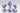 Foam Brain Inclusion Dice RPG Dice Set (7) - Blue Bird