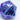 Foam Brain Metal Dice: Purple With Blue Mica - 35mm Metal Dice 