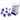 Chessex Dice: Luminary 7-Die RPG Set - Nocturnal/blue 