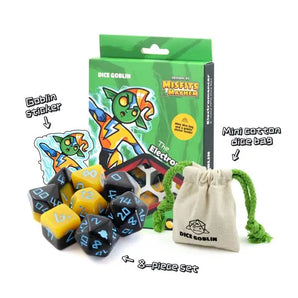 Dice Goblin Electromancer RPG Dice (8 pcs) 