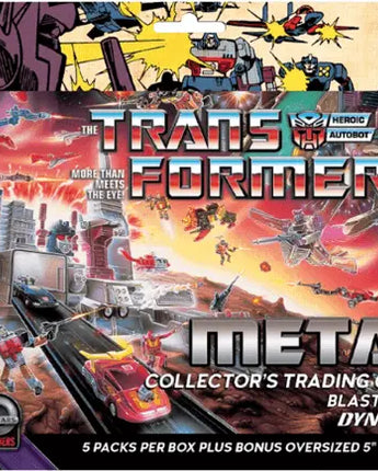Transformers 40th Metal Trading Cards Blaster Box 