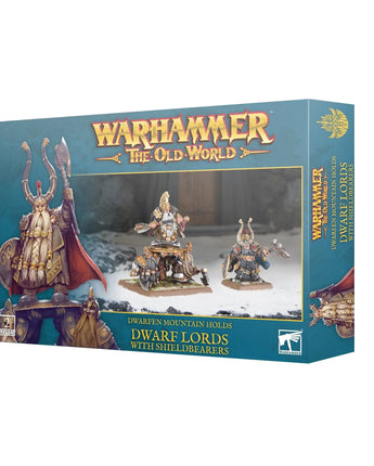 Old World Dwarf Lords with Shieldbearers 