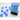 Chessex Dice: Special 12mm D6 (36) - Frosted: Blue/White 