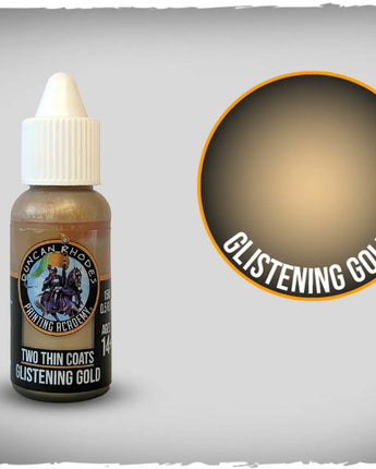 Two Thin Coats Glistening Gold 