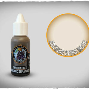 Two Thin Coats Archaic Sepia Wash 