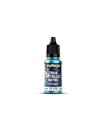 Vallejo AIR True Metallic Metal Paints - Hydra Turquoise - Airbrush 