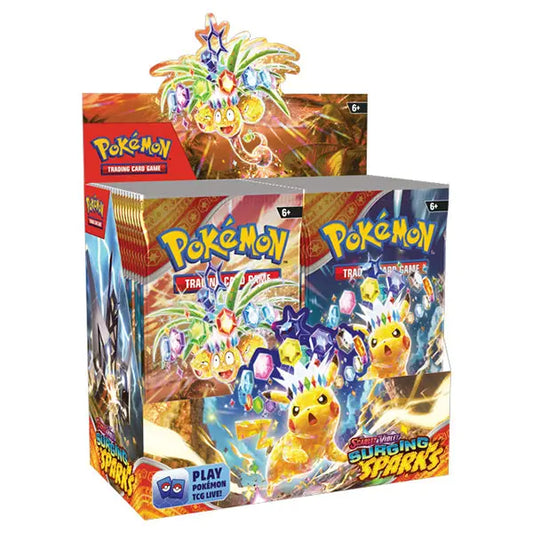 Surging Sparks Booster Display 