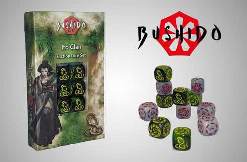 Bushido Ito Clan: faction dice set