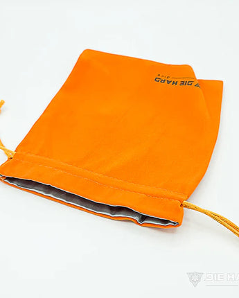 Velvet Dice Bag - Medium - orange 