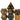 Tiger's Eye Engraved- Gemstone Dice Set 