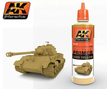 Dark Yellow Acrylic Surface Primer 60ml Bottle 