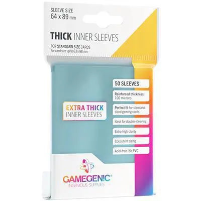 Gamegenic Thick Inner Sleeves 