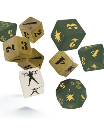 Twilight 2000 Dice Set 9 Piece Free League Game Accessory Set 