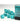 Chessex Dice: Special 16mm D6 (12) - Cirrus: Aqua/Silver 