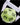 Foam Brain 55mm Titan D20 - Glow in the Dark White 