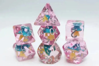Foam Brain Inclusion Dice RPG Dice Set (7) - Goldfish