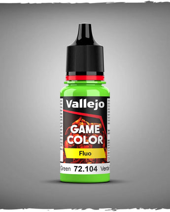 Vallejo: Fluorescent Green Game Color 