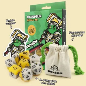 Dice Goblin Templar RPG Dice (8 pcs) 