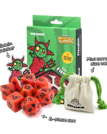 Dice Goblin Fiendish RPG Dice (8 pcs) 