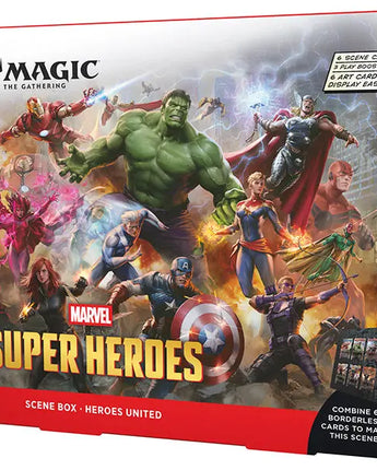(Presale 5-25) Marvel Super Heroes Scene Box - Heroes United 