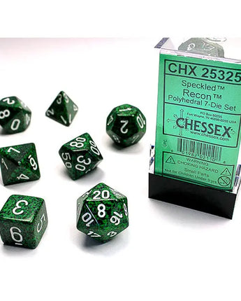 Chessex Dice: 7-Die RPG Set - Speckled: Recon 