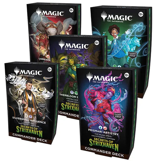 Secrets of Strixhaven Commander Display (5 Decks) 