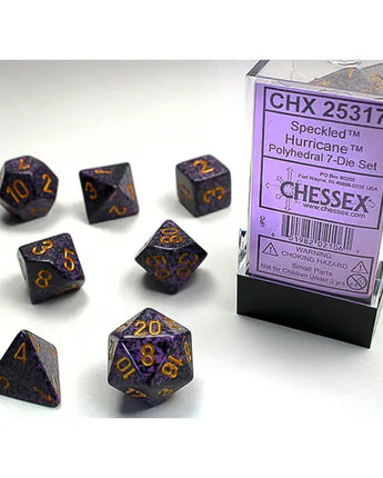 Chessex Dice: 7-Die RPG Set - Speckled: Hurricane 