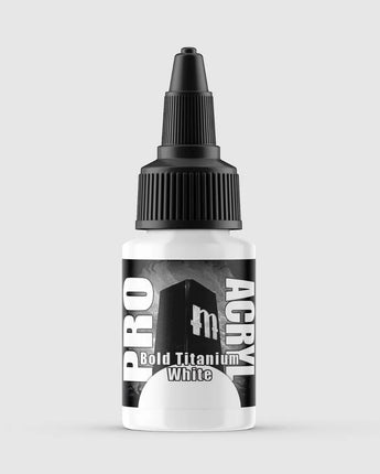 Pro Acryl: Bold Titanium White (22ml) 