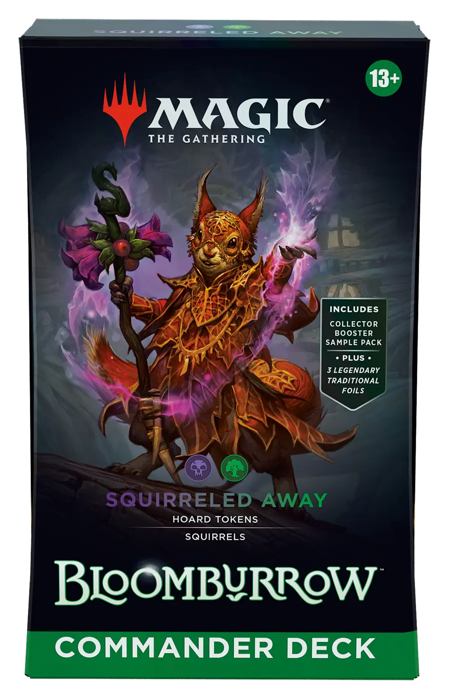 bloomburrow mtg commander decks fox deck Mr. Foxglove | Commander Variants Foil 10 double Magic the Gathering: Bloomburrow Peace