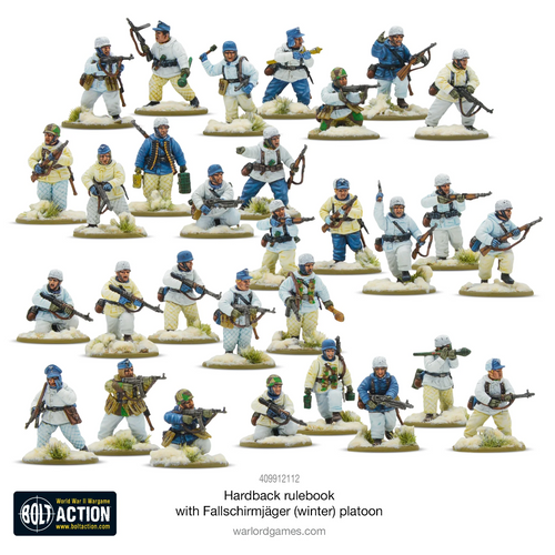 Bolt Action 3rd Edition German Fallschirmjager Winter Infantry