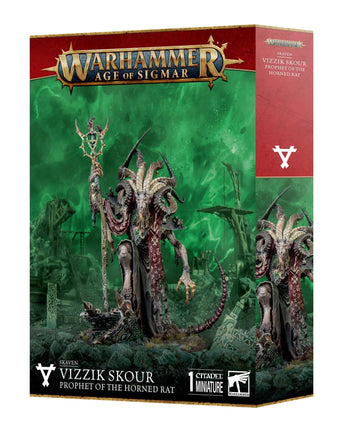 Skaven Vizzik Skour Prophet Horned Rat 