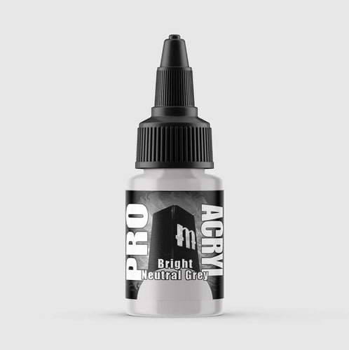 Pro Acryl: Bright Neutral Grey (22ml) 