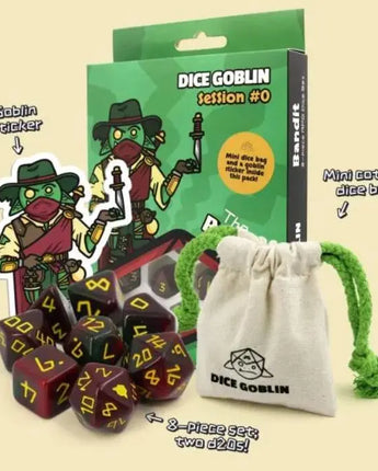 Dice Goblin Bandit RPG Dice (8 pcs) 