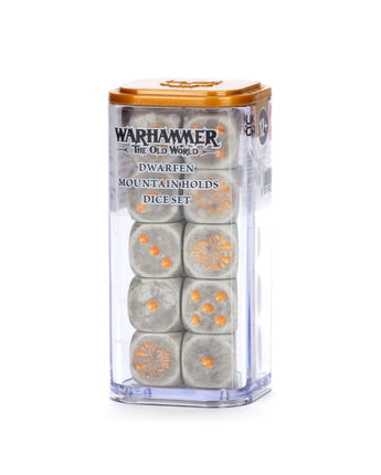 Old World Dwarfen Mountain Holds Dice 