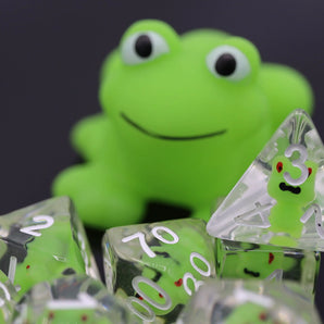 Frog RPG Inclusion Dice Set 