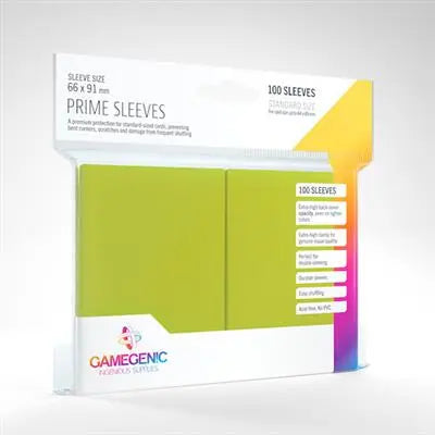 Gamegenic Color PRIME Sleeves 100ct 