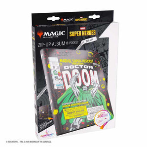 Marvel Super Heroes: Zip-Up Album 18-Pocket - Doctor Doom/Spider-Man 