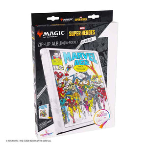 Marvel Super Heroes: Zip-Up Album 18-Pocket - Marvel Age 