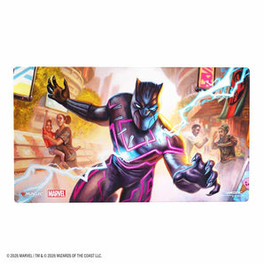 Marvel Super Heroes: Shiny Playmat - Striking Black Panther 