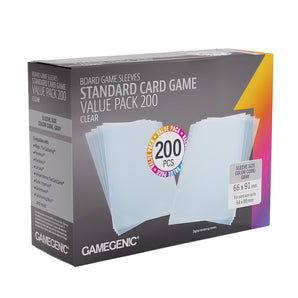 Standard Card Game Clear Sleeves Value Pack (200ct) 
