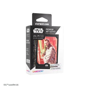 SWU Legends of the Force Premium Art Sleeve - Qui-Gon Jinn 
