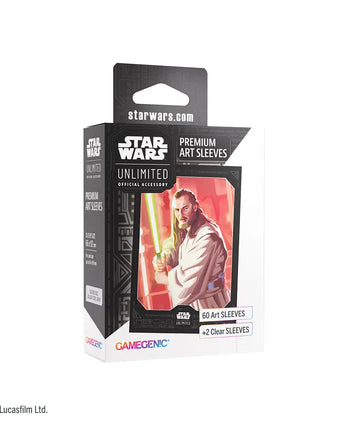 SWU Legends of the Force Premium Art Sleeve - Qui-Gon Jinn 