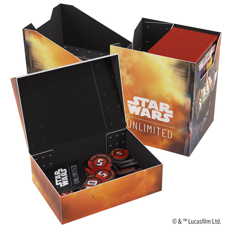 Load image into Gallery viewer, Star Wars Unlimited Soft Crate Deck Box (Jump to Lightspeed) 
